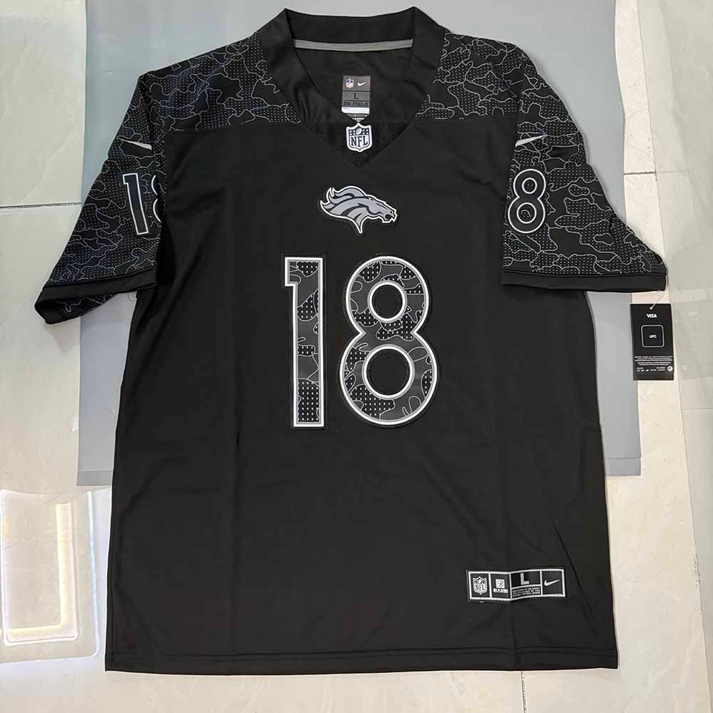 Indianapolis Colts Peyton Manning Royal Jersey #18 Black